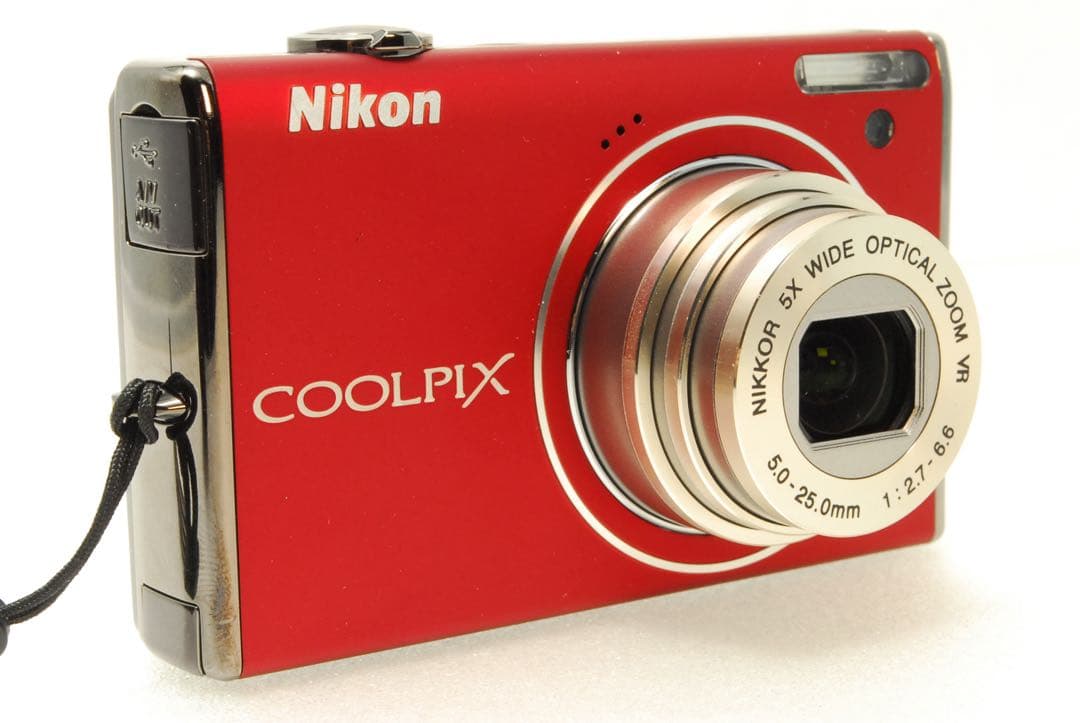 Nikon COOLPIX S640 ❤️スマホ転送 動作確認済 レッド コンデジ