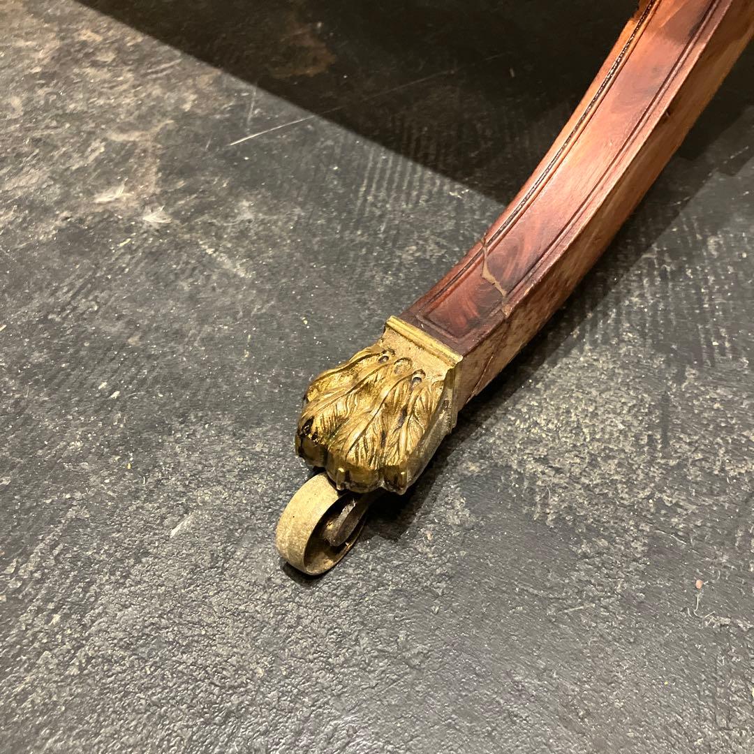 アンティーク木製3段シェルフ