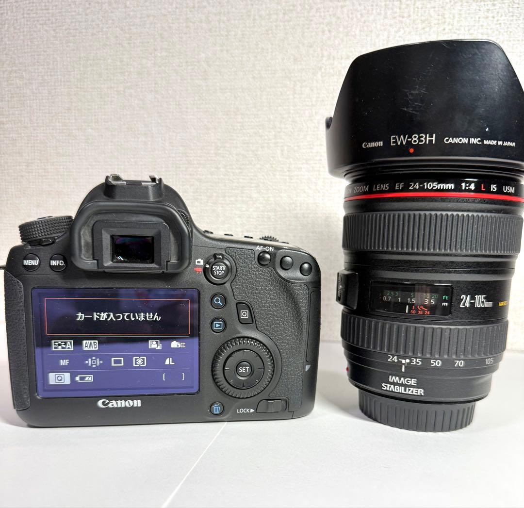 LレンズセットCanon EOS 6D EF 24-105mm F4L IS