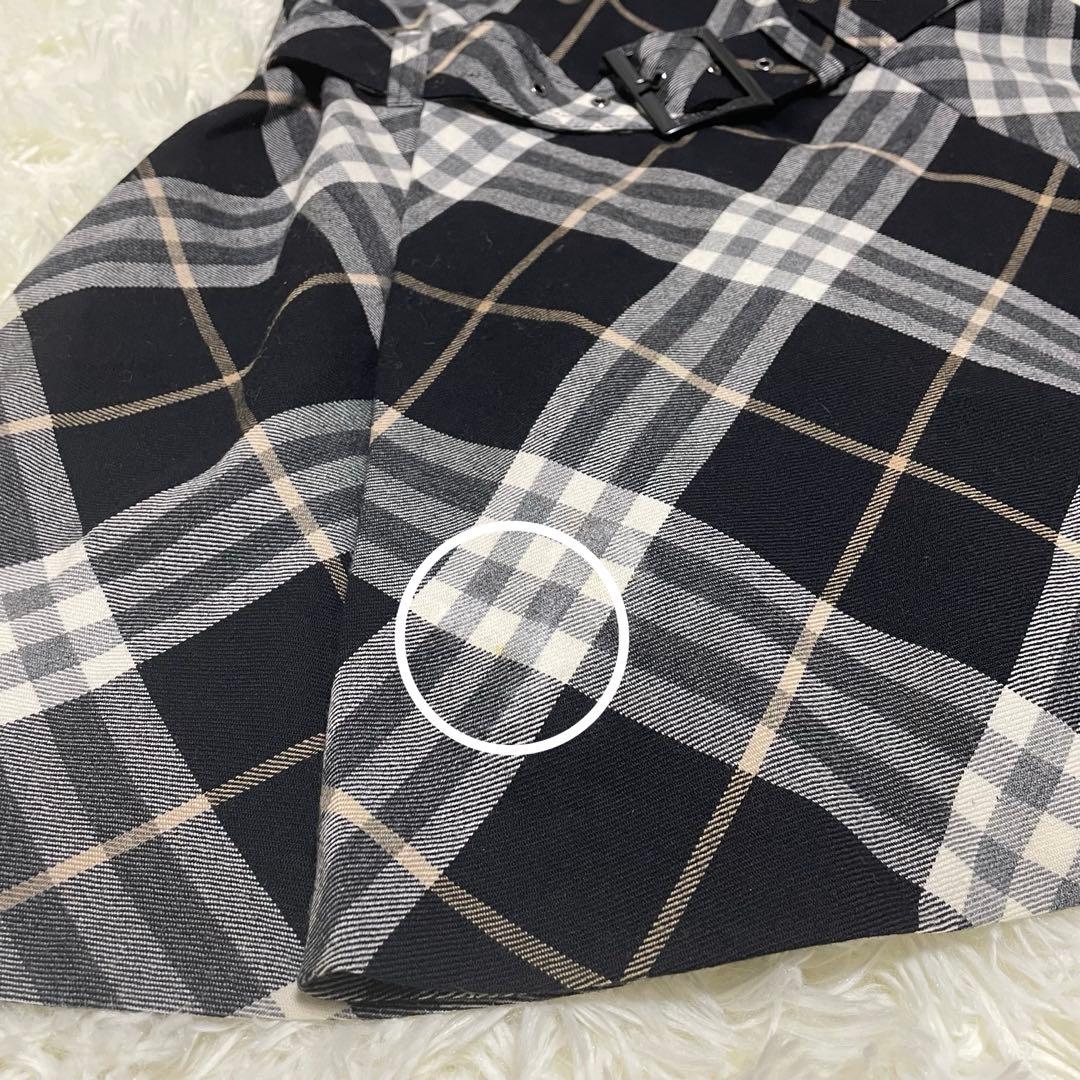 BurberryBlueLabel ワンピース　ノバチェック　腰ベルト　y2k