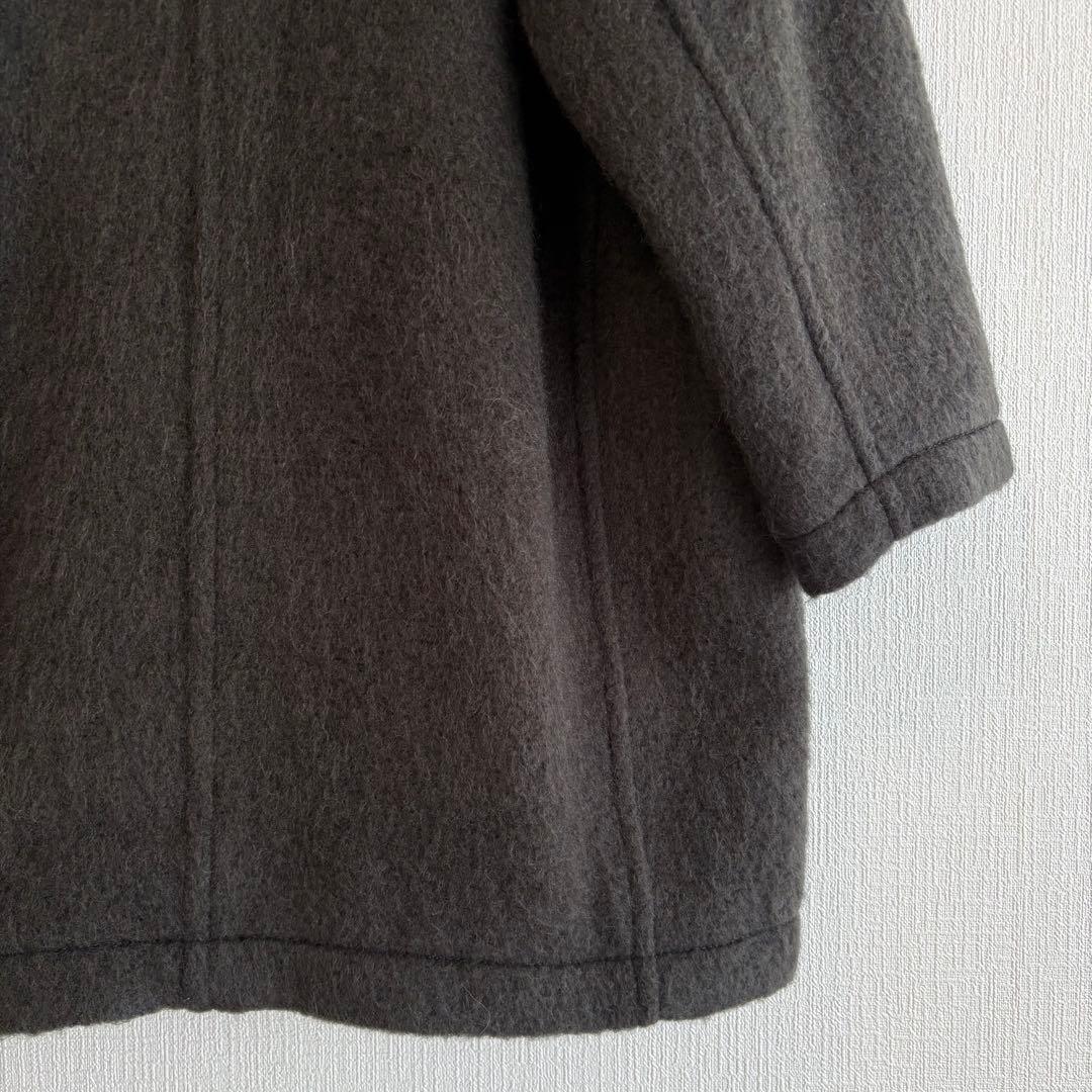 Spick & Span スピックアンドスパン ミドルシャギーコート グレー