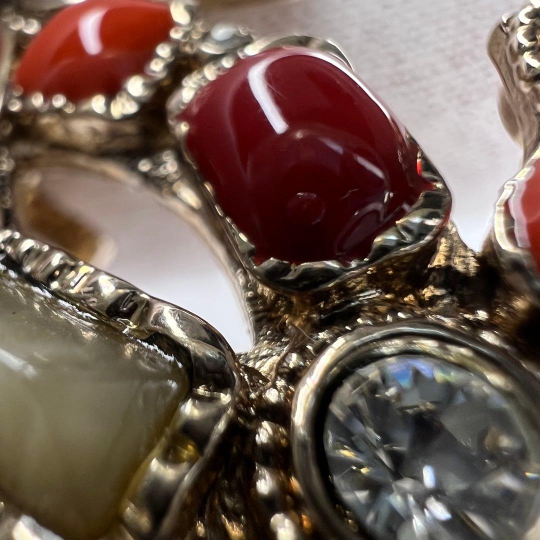 CHANEL ココマーク ビジュー ゴールド ブローチ コサージュ.