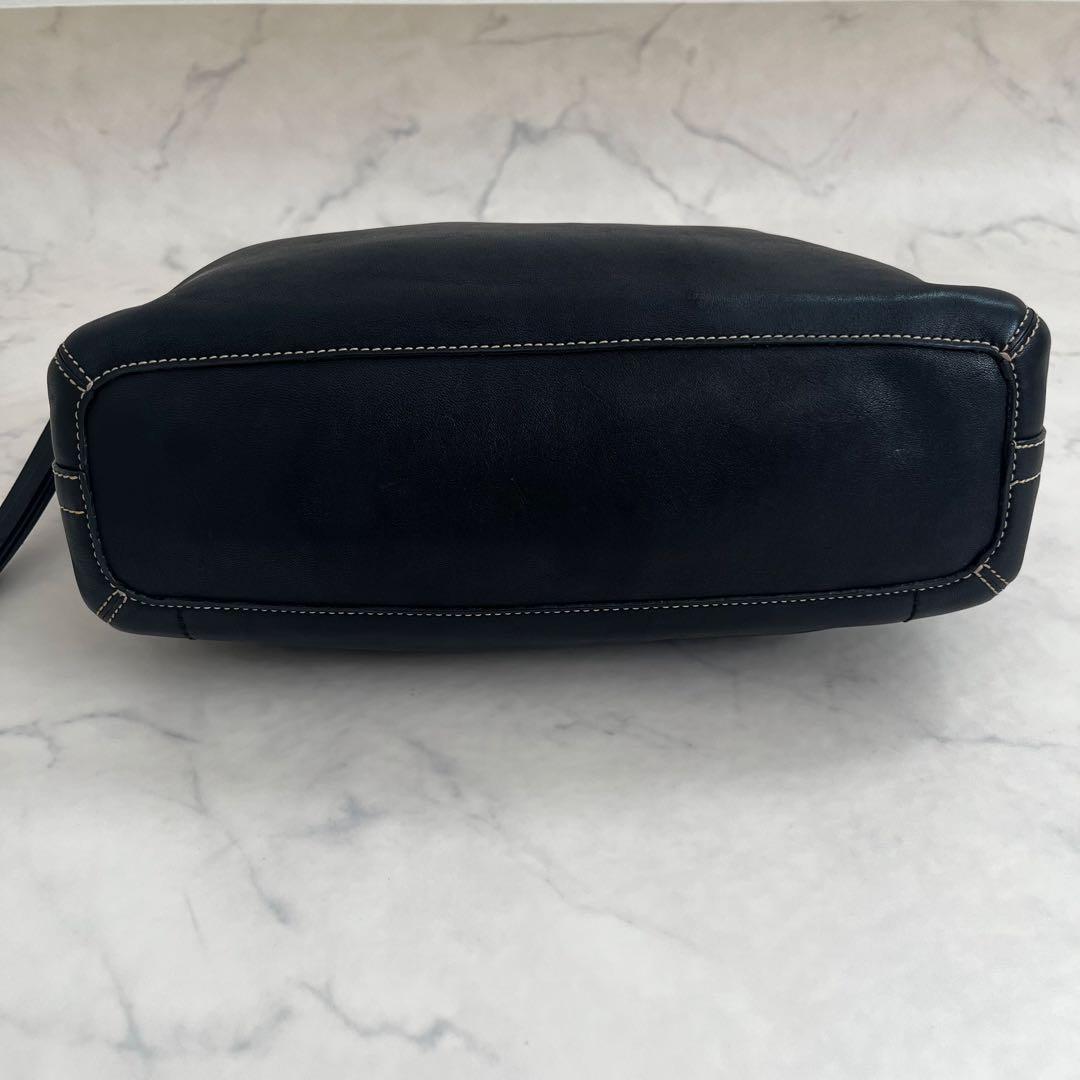 美品 コーチ レザー ワンショルダーバッグ ホーボー ブラック y2k オールド