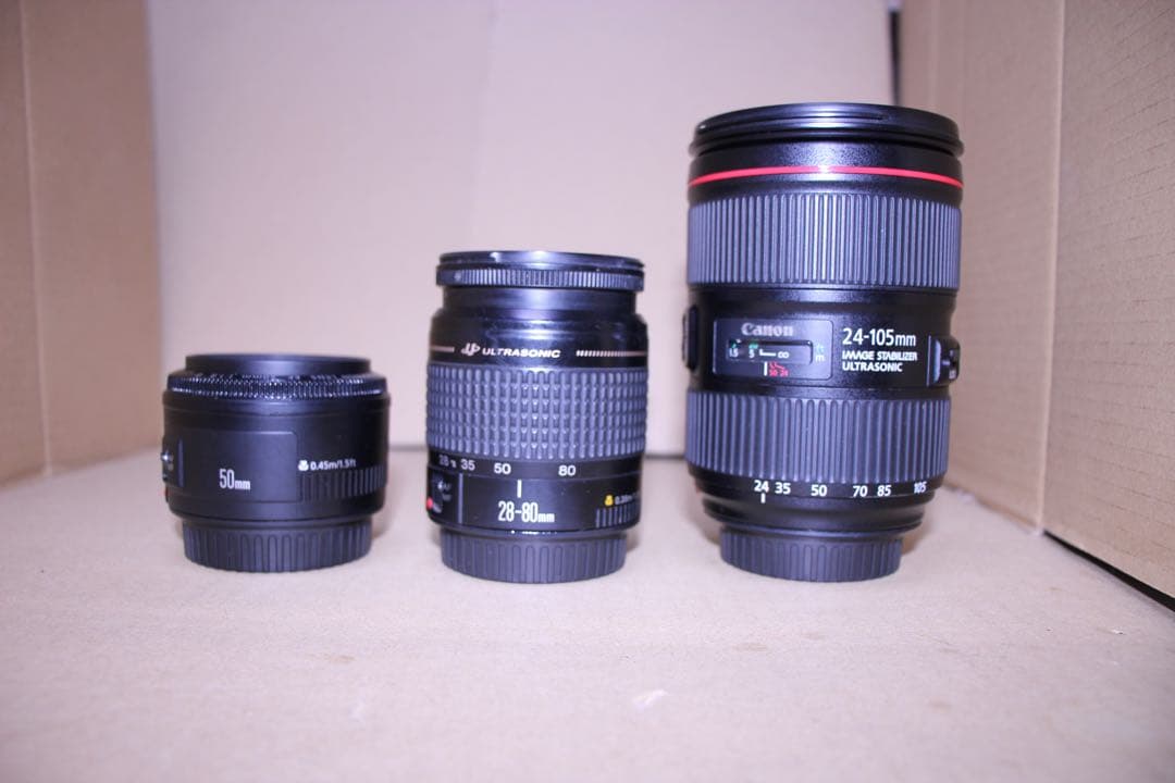 一眼レフカメラCanon EOS 90D標準&望遠&単焦点トリプルレンズセット