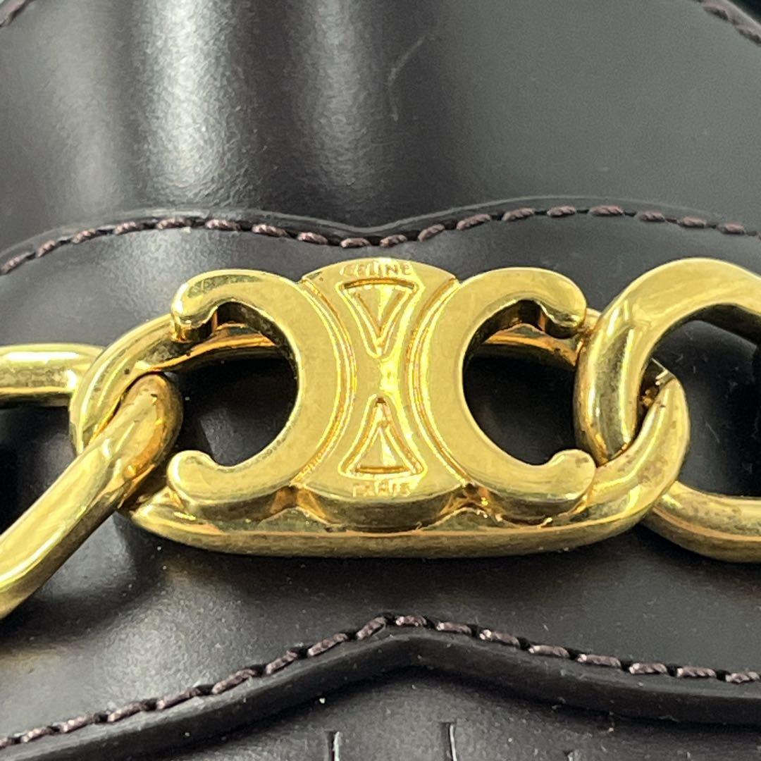 セリーヌ　ローファー　エディスリマン　バーガンディ　マーガレット　トリオンフ