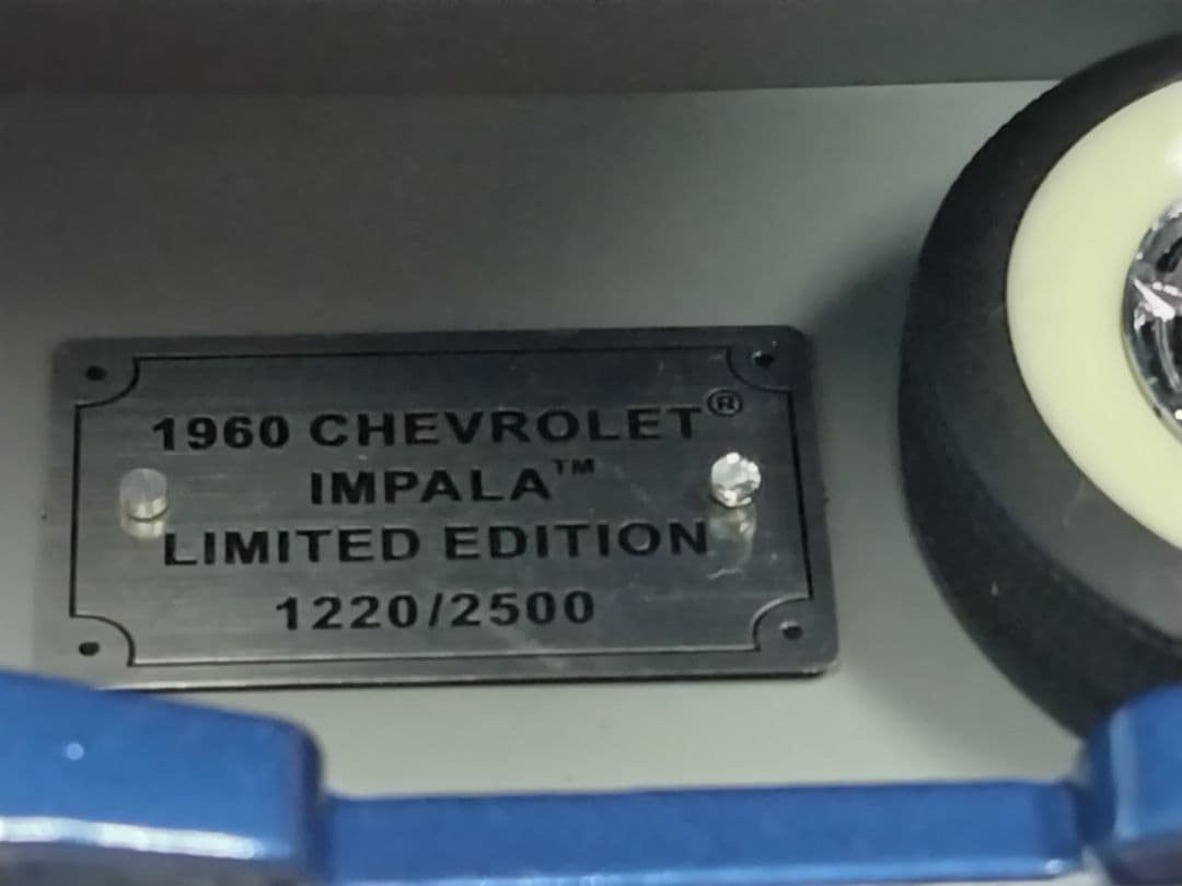 フランクリンミント　1960シボレーインパラ　リミテッドエディション　1/24