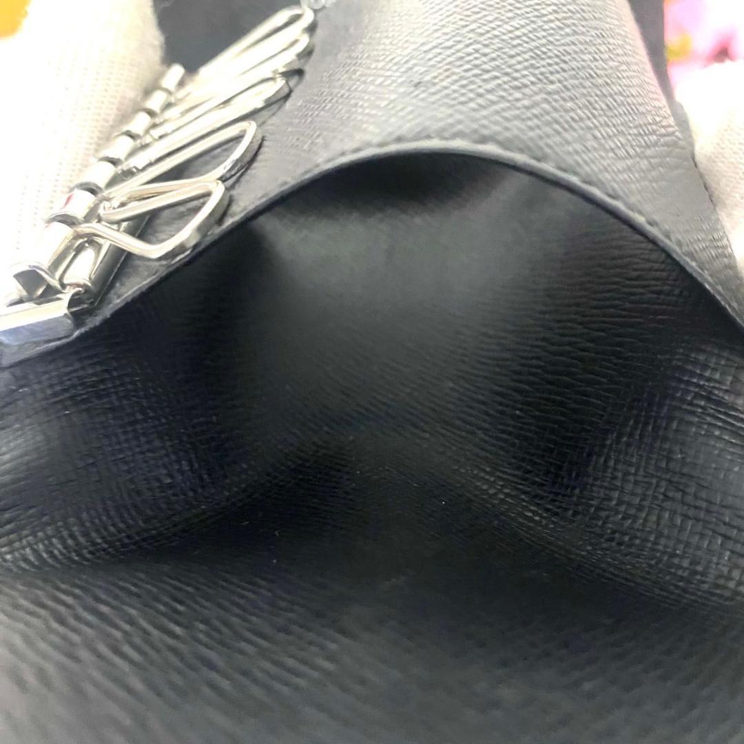 ルイ ヴィトン◎ミュルティクレ6 ダミエ グラフィット キーケース 6連 黒