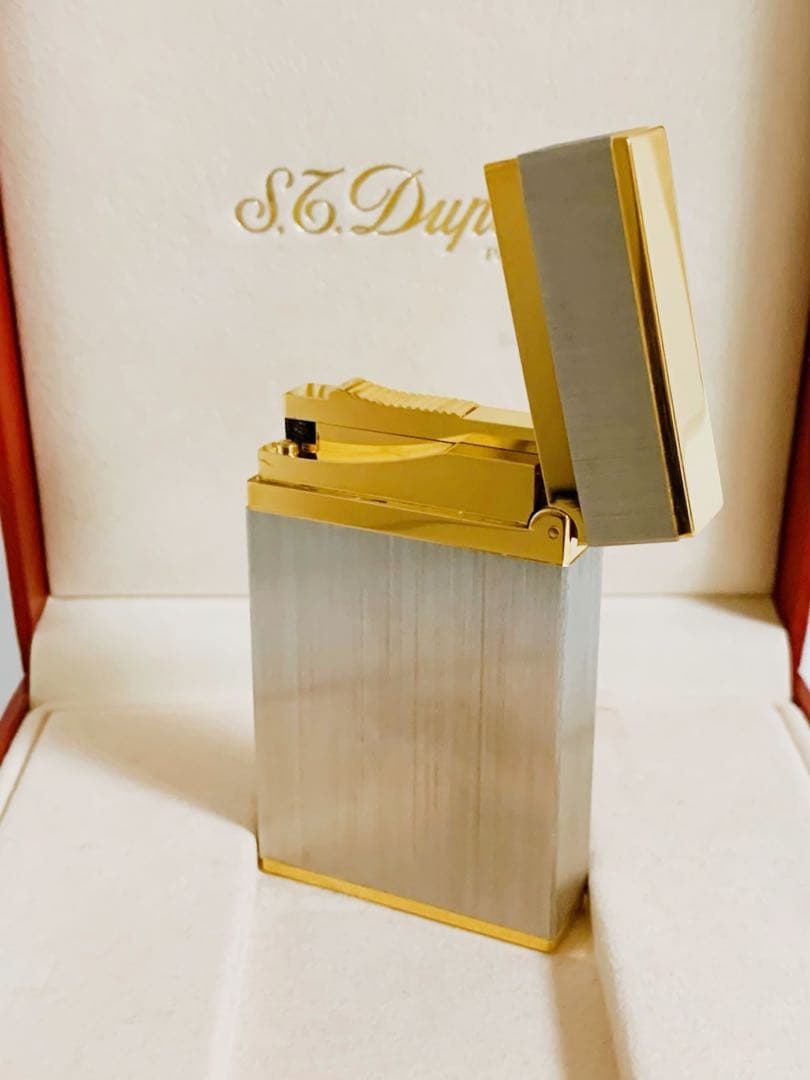 S.T.Dupont デュポン ガスライター ライン2 ヘアライン 16841