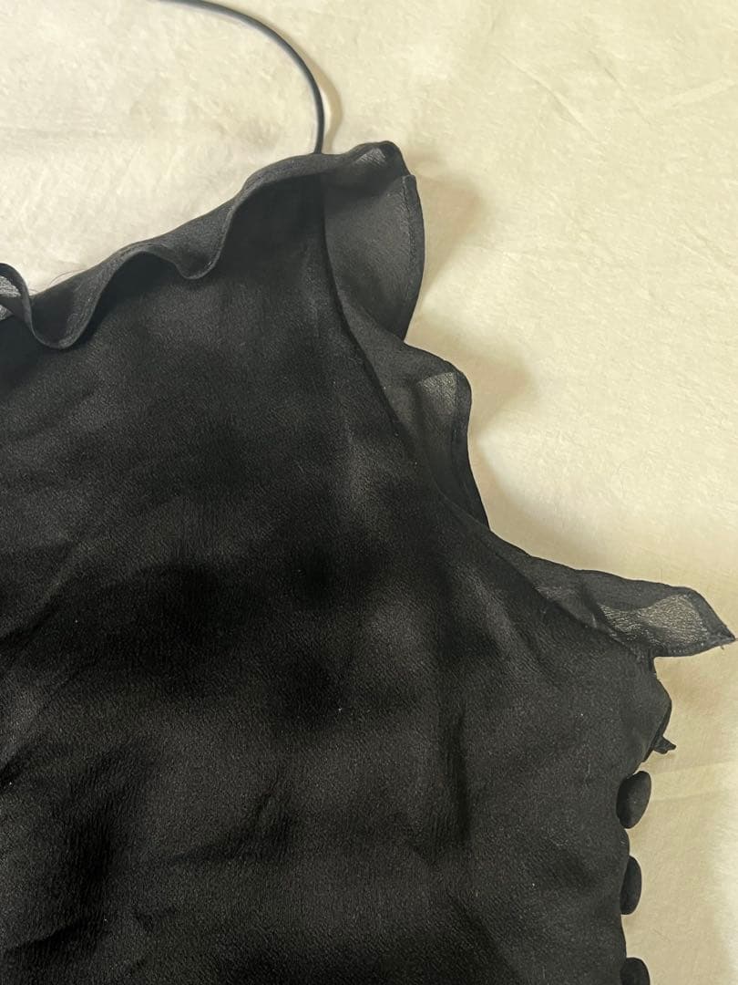 クロエシルクフリルキャミソールchloeバーニーズ