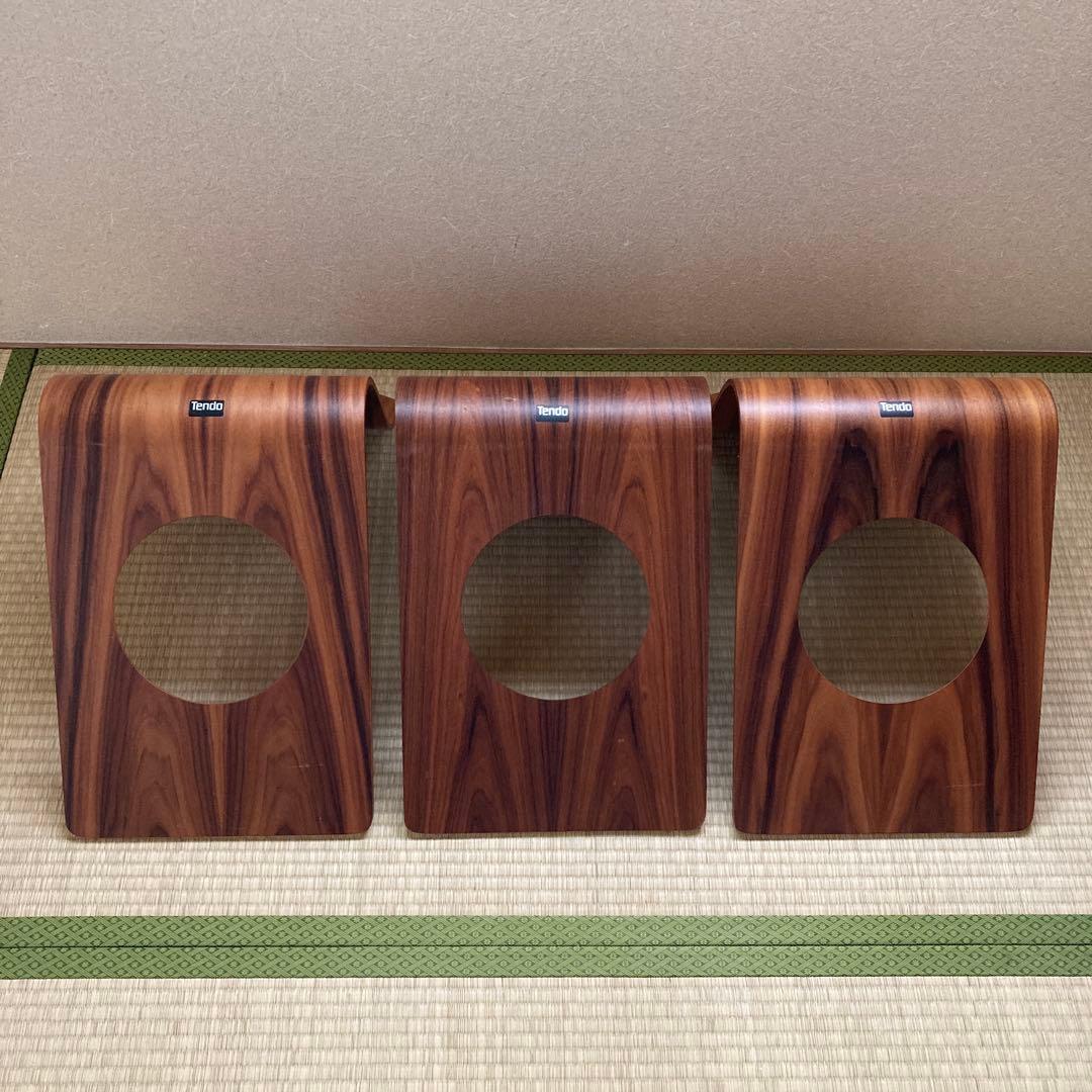 天童木工　座椅子3脚セット