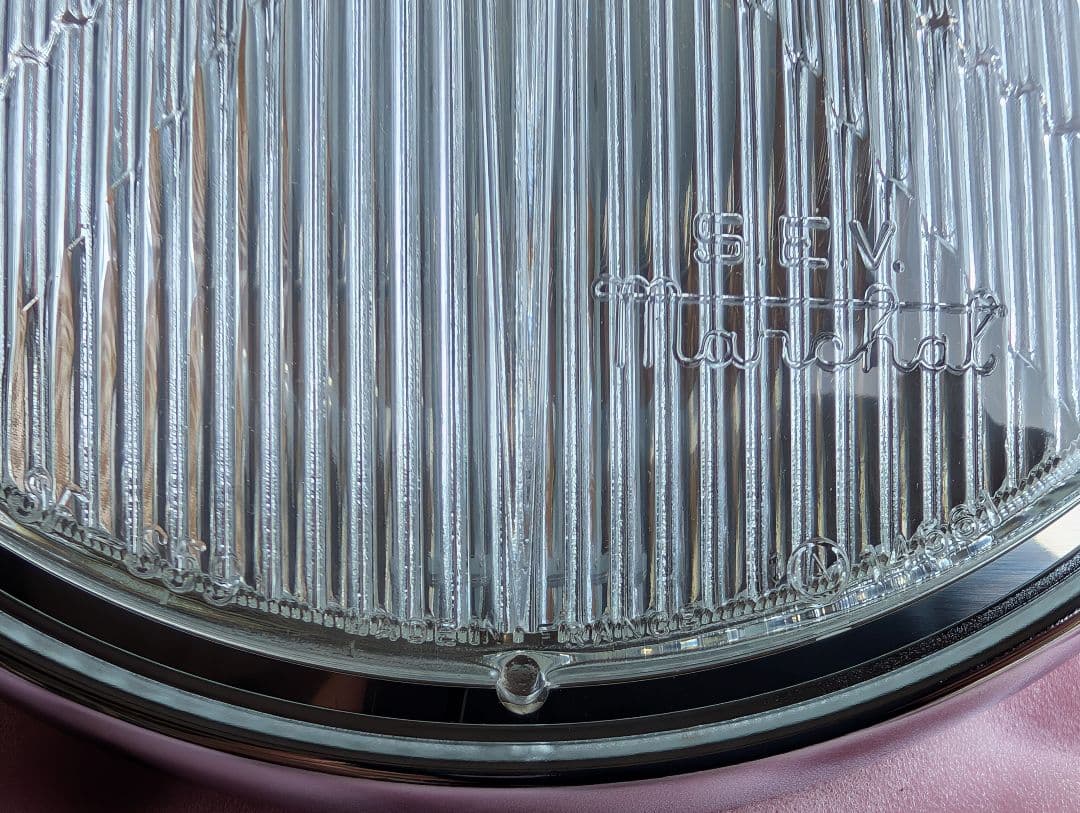 マーシャル 720 ヘッドライト リム付き クリアレンズ 金猫 キティ 箱付き