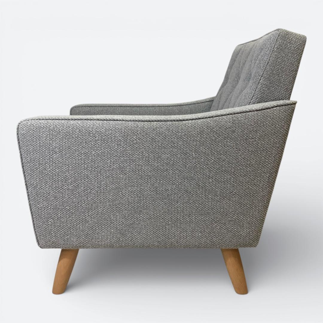 カリモク60 ロビーチェア 1シーター［廃盤カラー生地ミストグレー］難あり