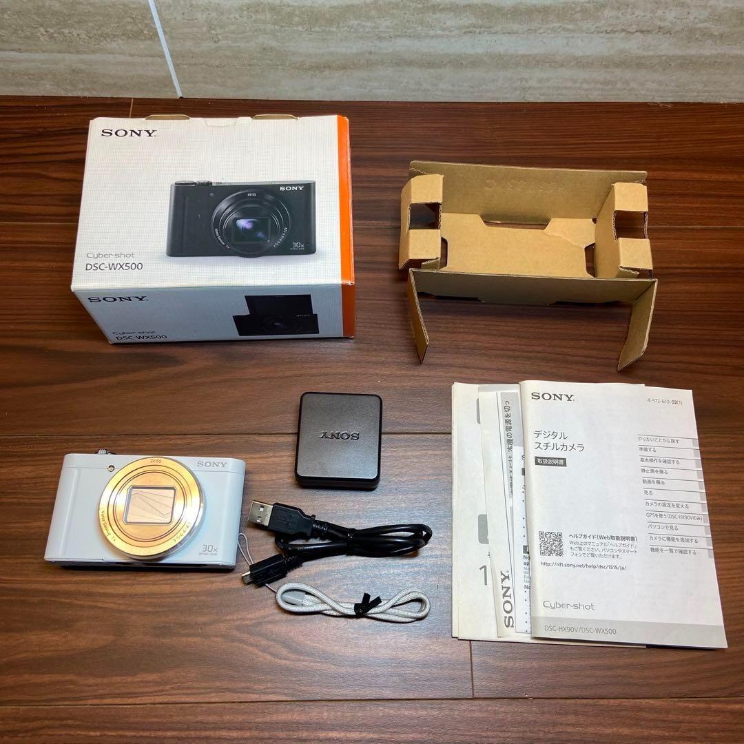 SONY サイバーショット DSC-WX500 デジカメ ほぼ新品 3430