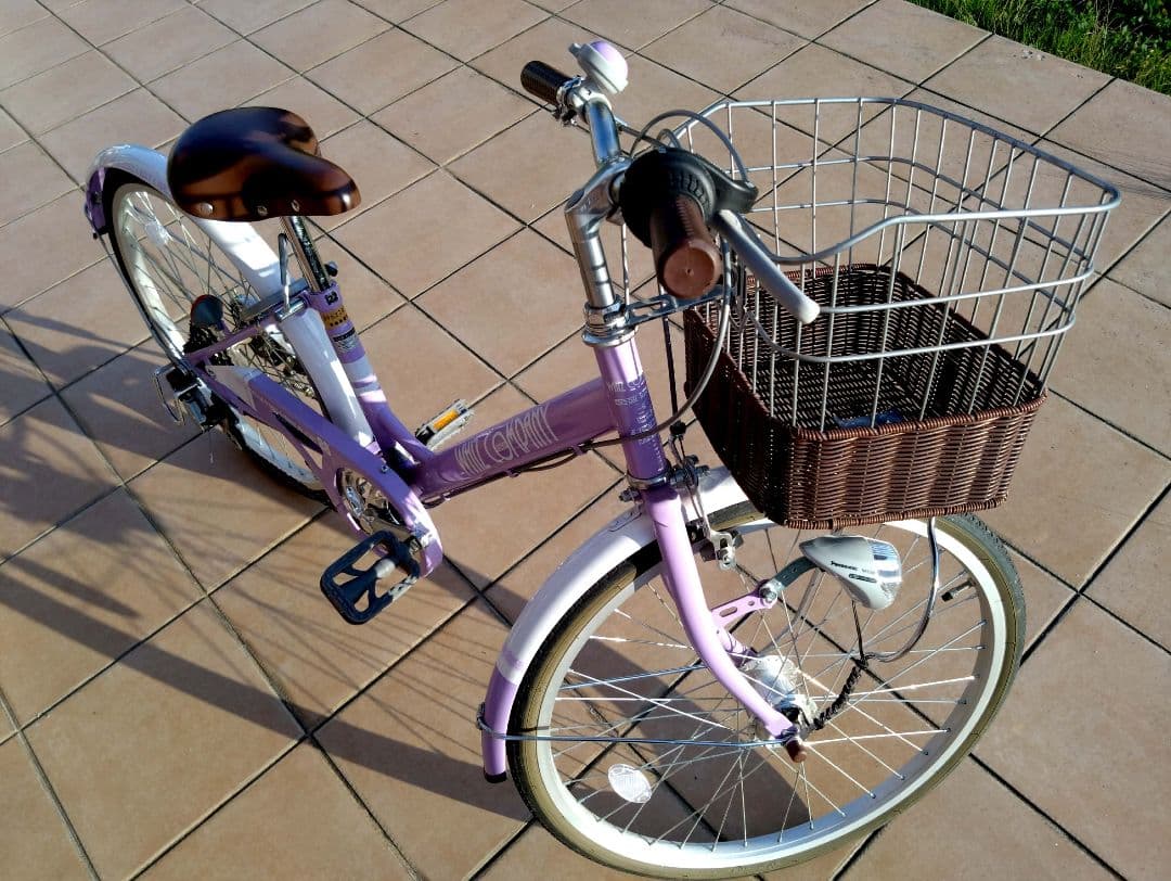 22インチ自転車 女の子 ヘルメット付き 引き取り限定