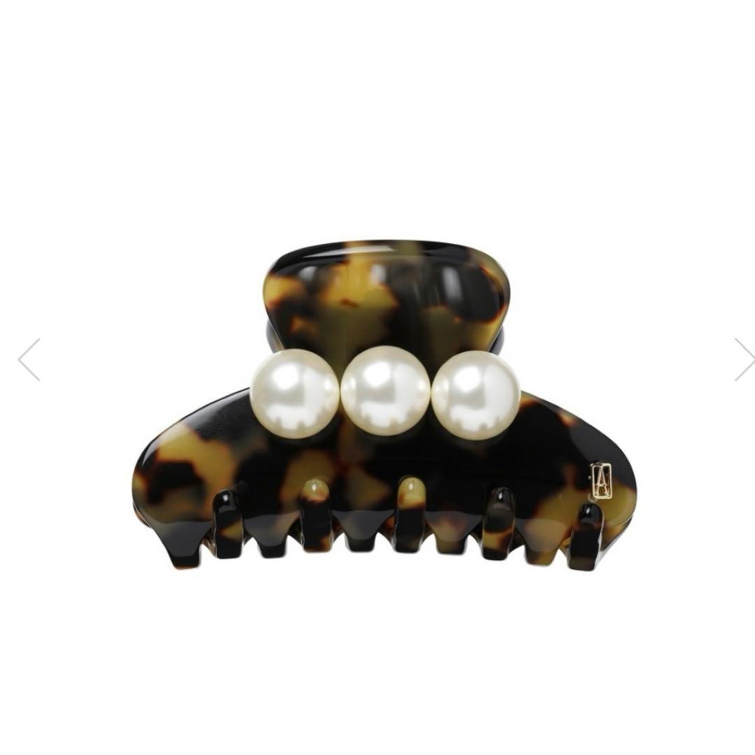 ALEXANDRE DE PARIS パール付きヘアクリップ Sサイズ