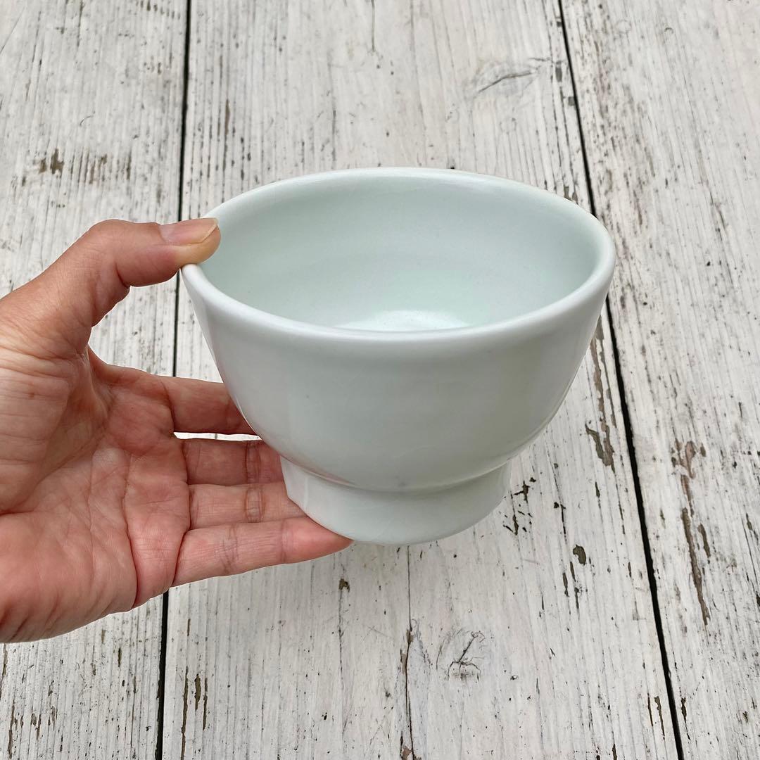 【新品未使用】　亀田大介　白磁高台飯椀　茶碗　小鉢　2個セット　作家もの　李朝