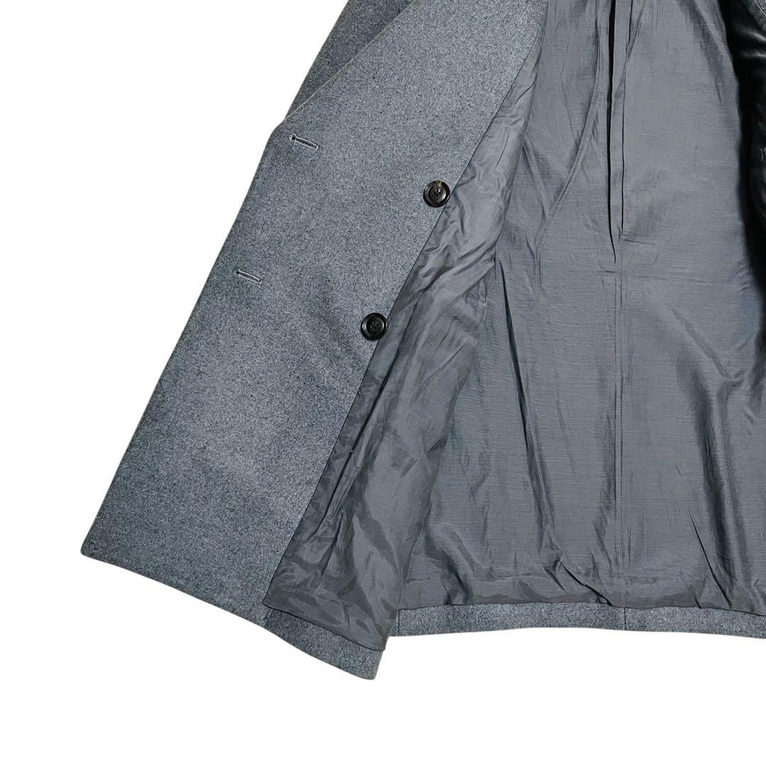 美品✨　6 ROKU ロク　メルトン ジャケット コート グレー