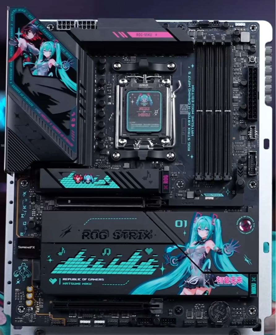 新品未開封品 ASUS ROG X870E-H HATSUNE 初音ミク