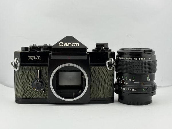 ★美品★キヤノン CANON F-1 前期型？ ラバーグリーン/ レンズキット
