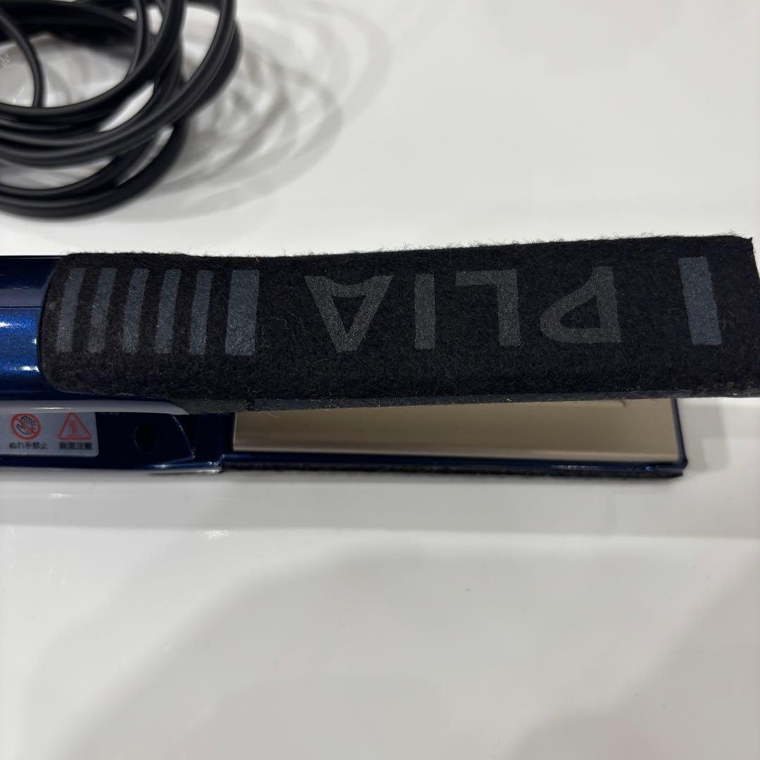 PLIA ストレートヘアアイロン 青