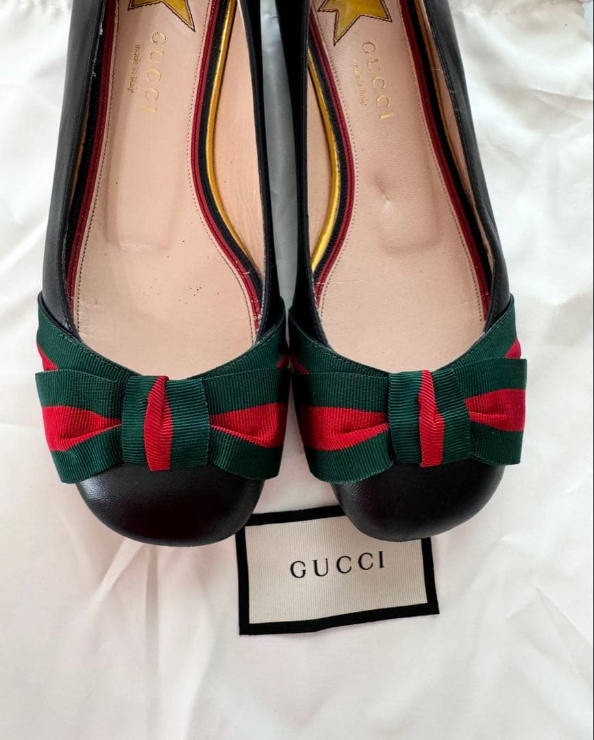 明るいミライ ☆GUCCI グッチ☆フラット　シューズ　バレエ