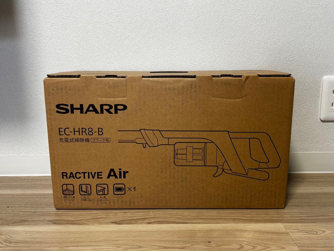 新品 シャープ 掃除機 RACTIVE Air EC-HR8-B ブラック