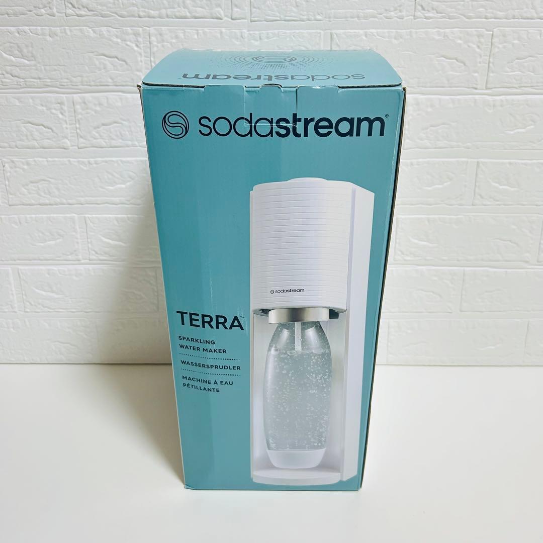 【ほぼ未使用】Sodastream TERRA ホワイト 炭酸水メーカー