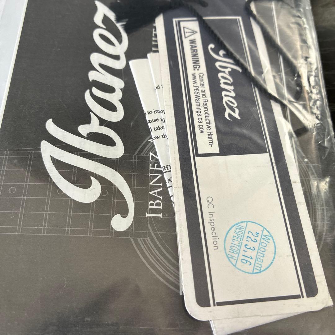 2023.03購入ほぼ未使用Ibanez エレアコブラックAEWC400-TKS