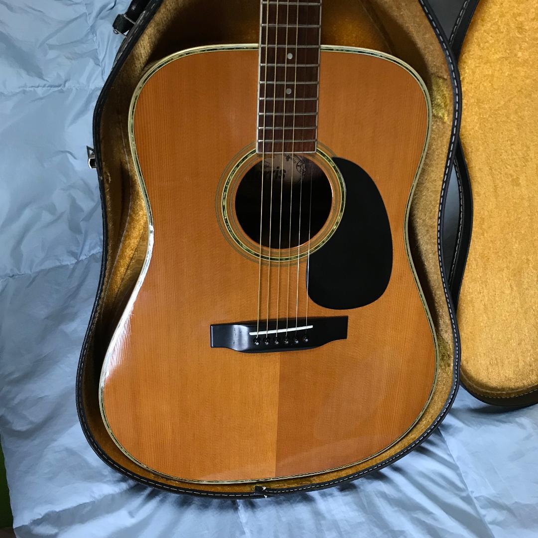 Morris W-30 モーリス【整備品】シール跡有り アコギ ハードケース