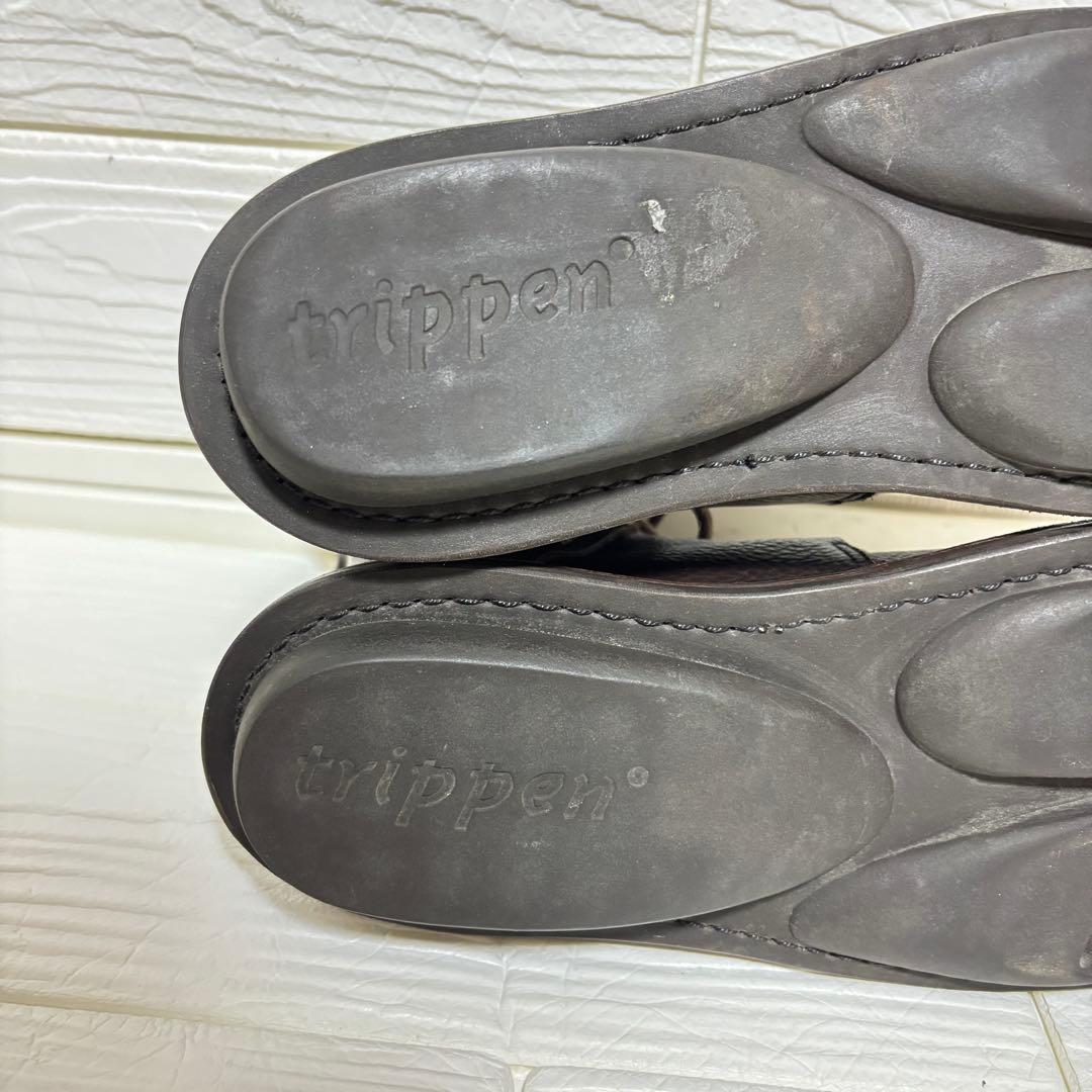 【美品】trippen NOMAD レースアップブーツ ブラウン 37 ノマド