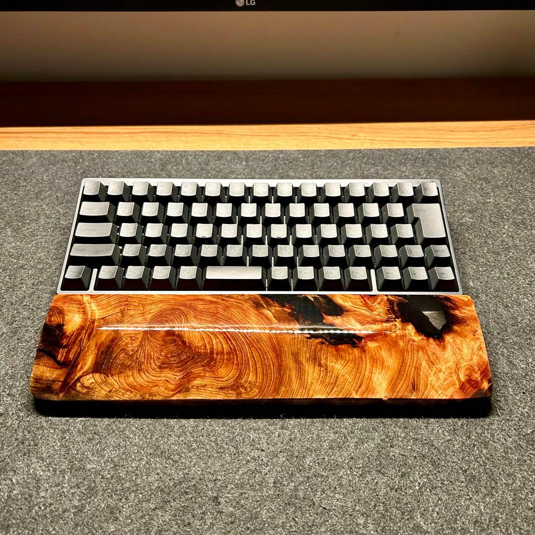 HHKBアームレスト パームレスト リストレスト マウスパッド 木製 無垢材