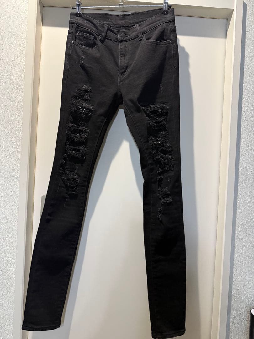 ブラックスキニージーンズ 30サイズ totoro