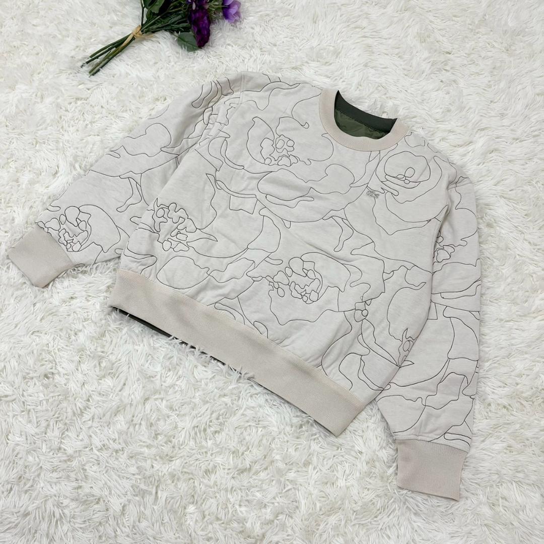 レア LACOSTE リバーシブル スウェット キルティング ワニロゴ ゆるだぼ