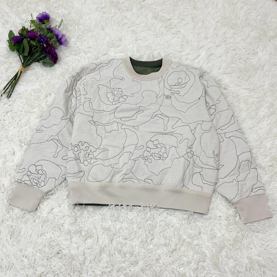 レア LACOSTE リバーシブル スウェット キルティング ワニロゴ ゆるだぼ