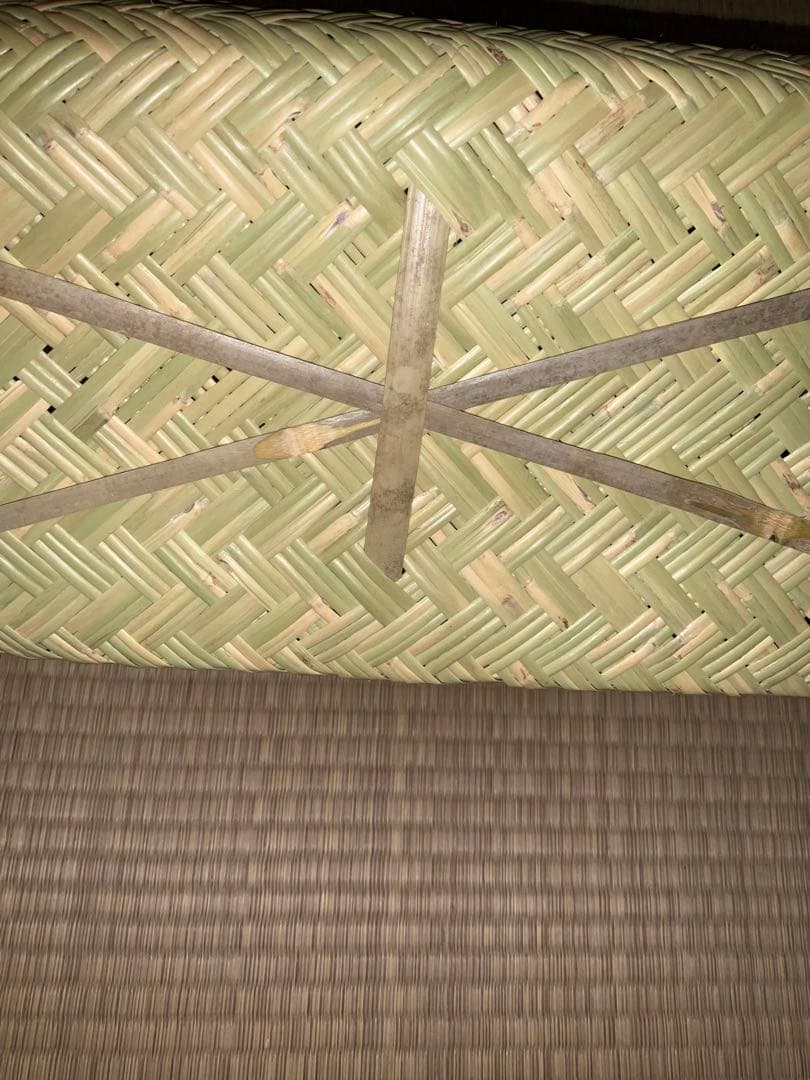 鳥越竹細工 市場かご エコバッグ　大中サイズ　特選　2個セット