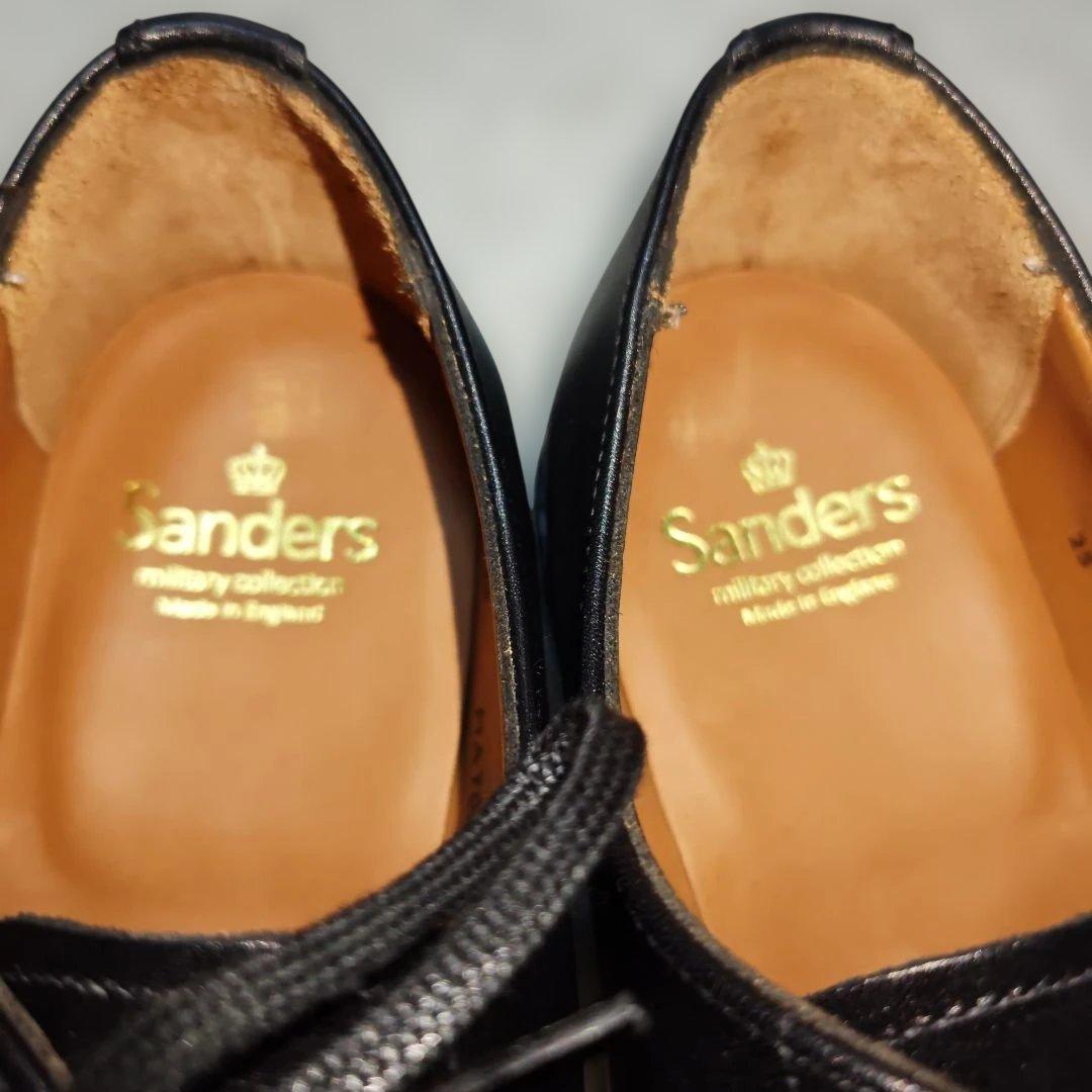 Sanders ミリタリーダービー GB8 ブラック カーフ
