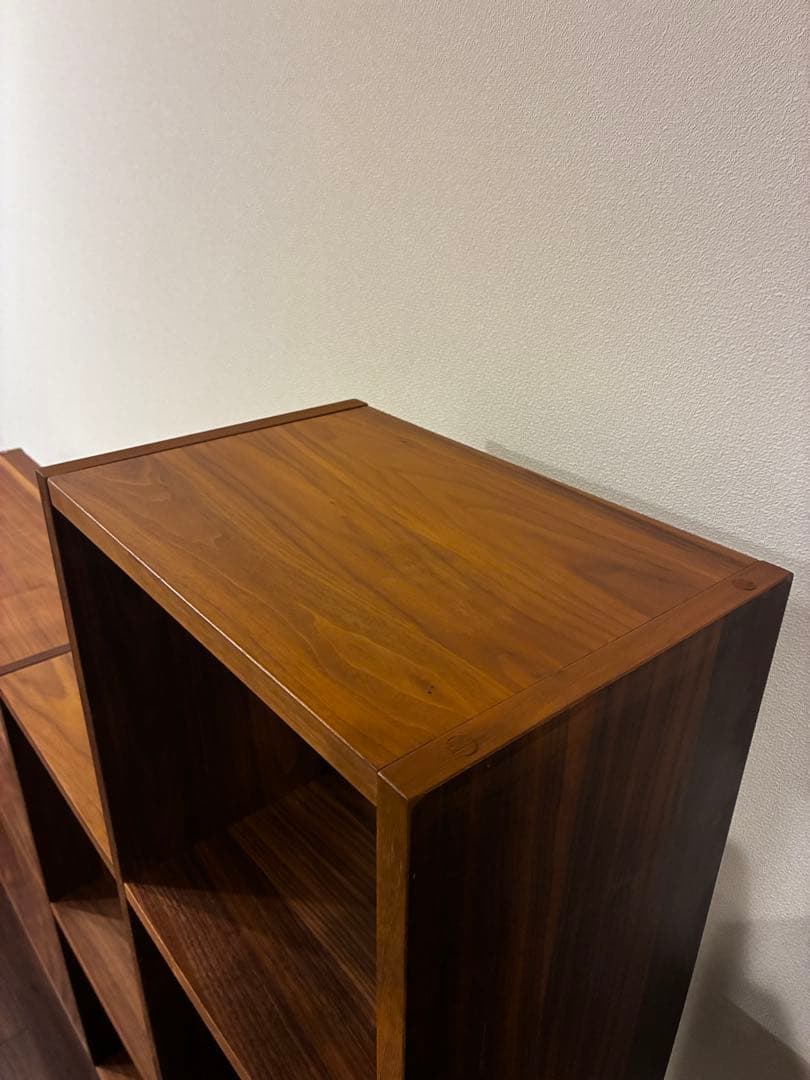 無印良品 スタッキングシェルフ ウォールナット材