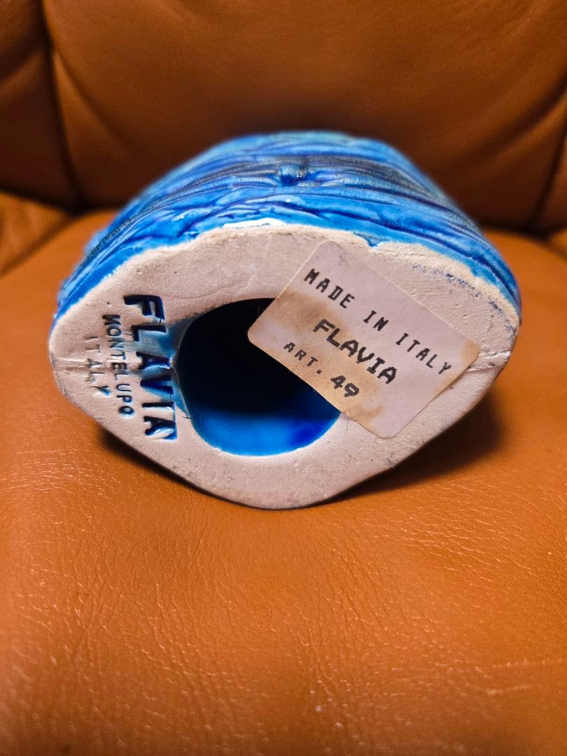 FLAVIA　フラビア　ビトッシ　リミニブルー　ふくろう　置物