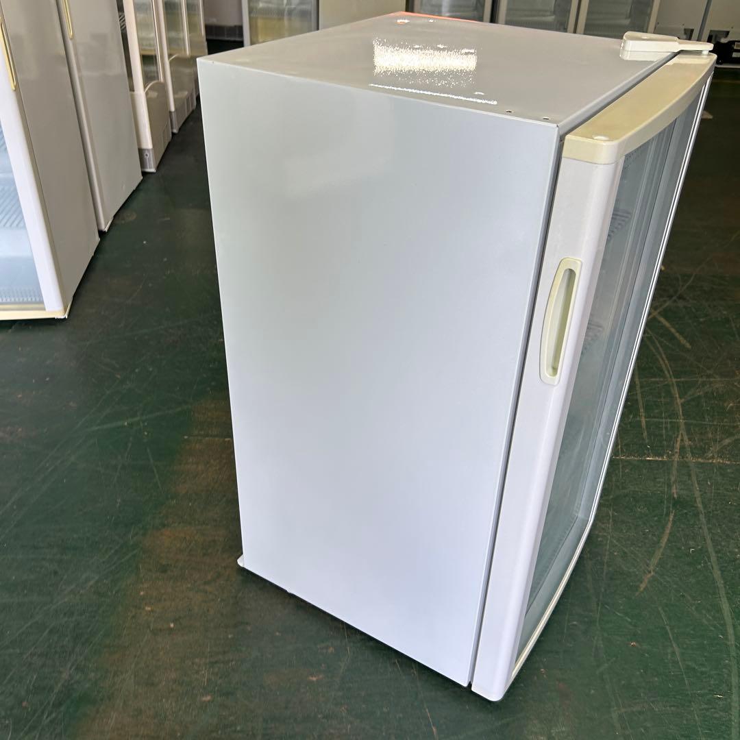 132業務用 冷蔵ショーケース オフィスコンビニ XW-105 左右開き 小型