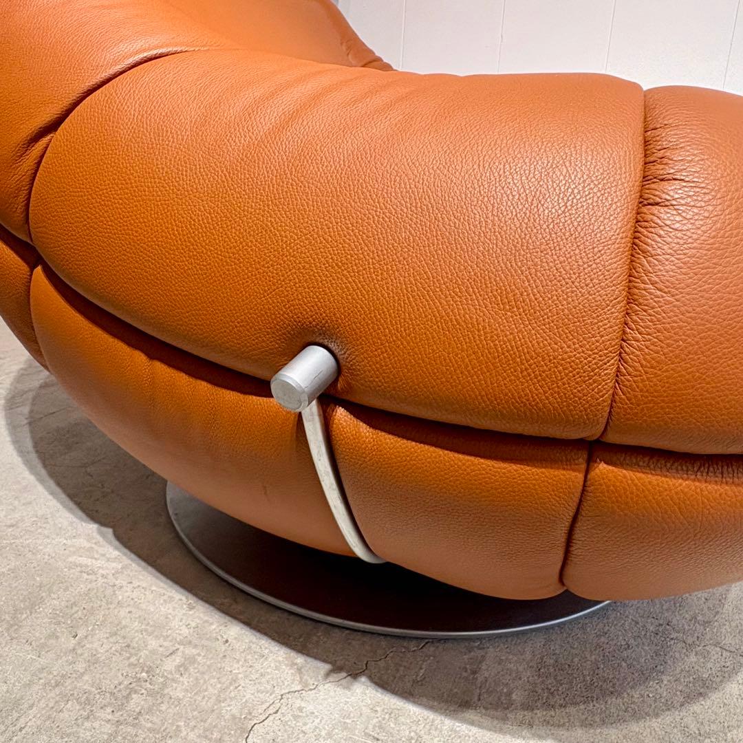 de sede スイス製　レザー ラウンジチェア