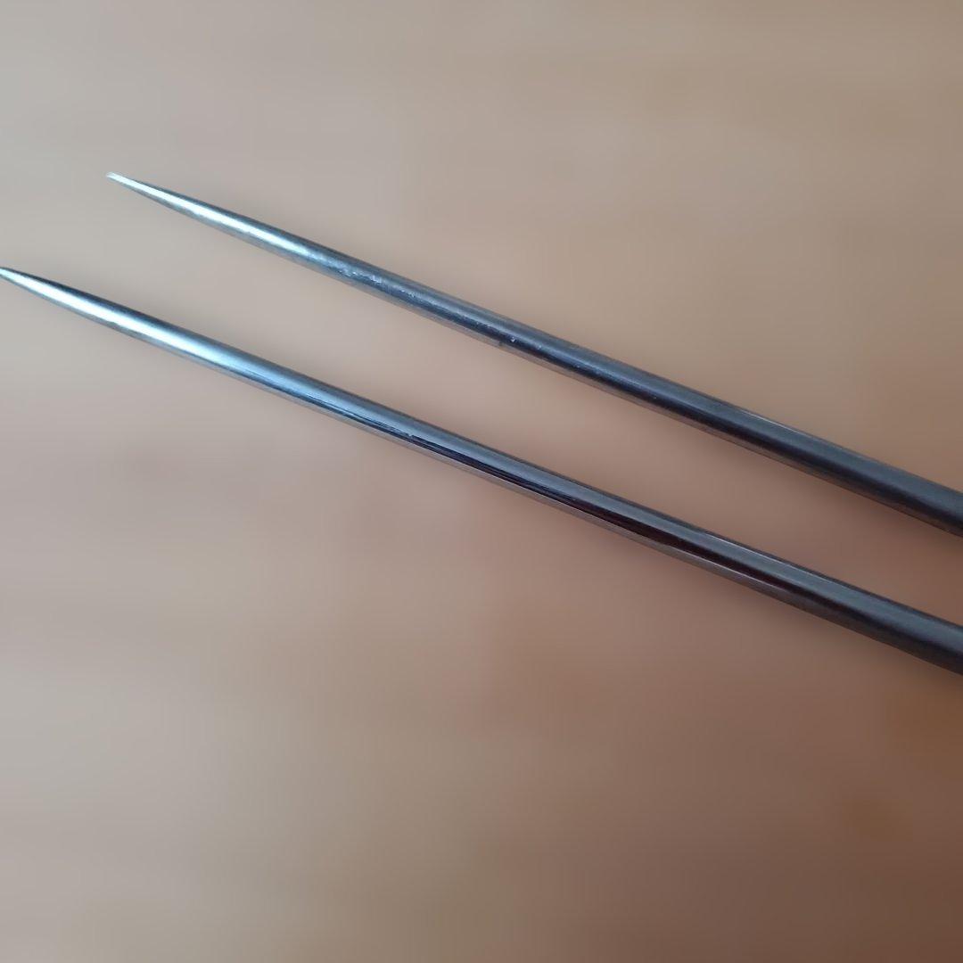 黒壇　御盛箸セット+おまけつき