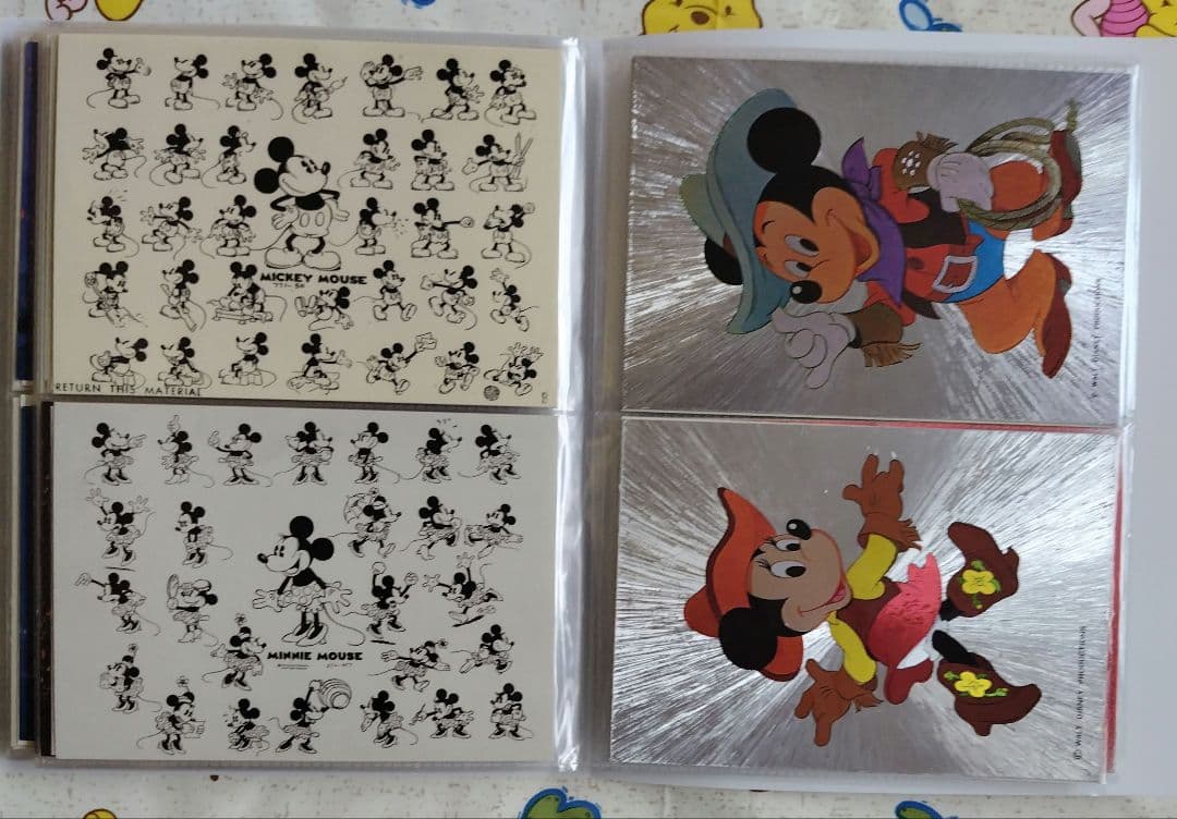 ディズニーポストカードまとめ売り　 （ファイル①）