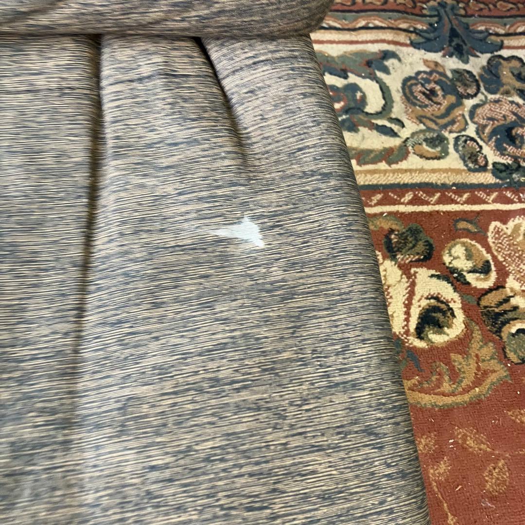 ⑥ 北欧レトロ ミキモク 雅 木製フレーム アームレスチェア 一人掛けソファー