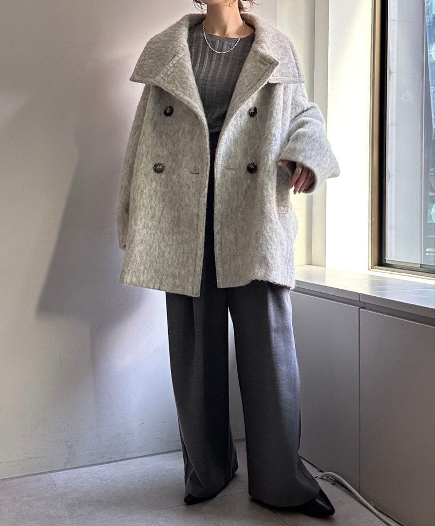 collageコラージュ　ボアピーコート(美品)