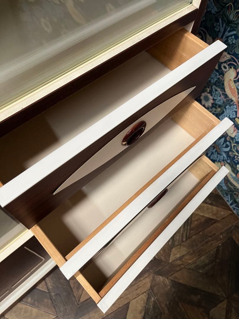 飾り棚 昭和レトロ 食器棚 レトロポップ インテリア 当時物 アンティーク