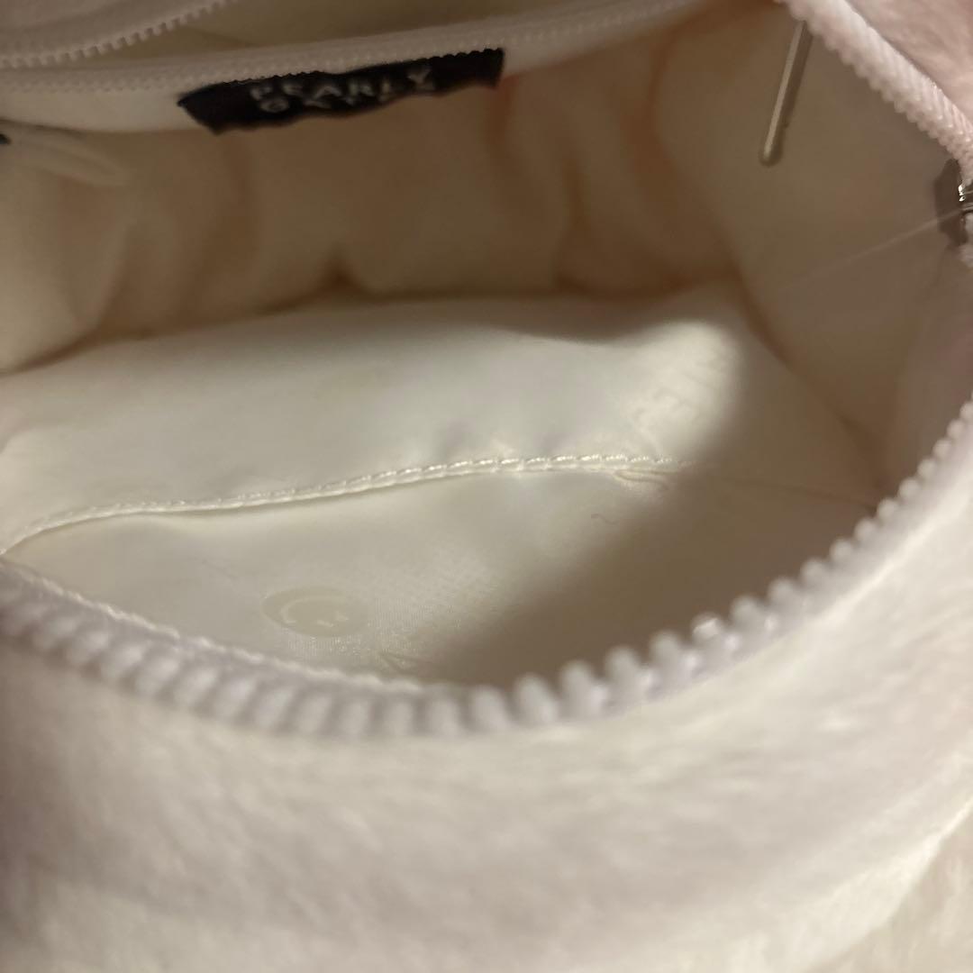 PEARLY GATES プーさん　バック　フェイクファー白　100周年記念