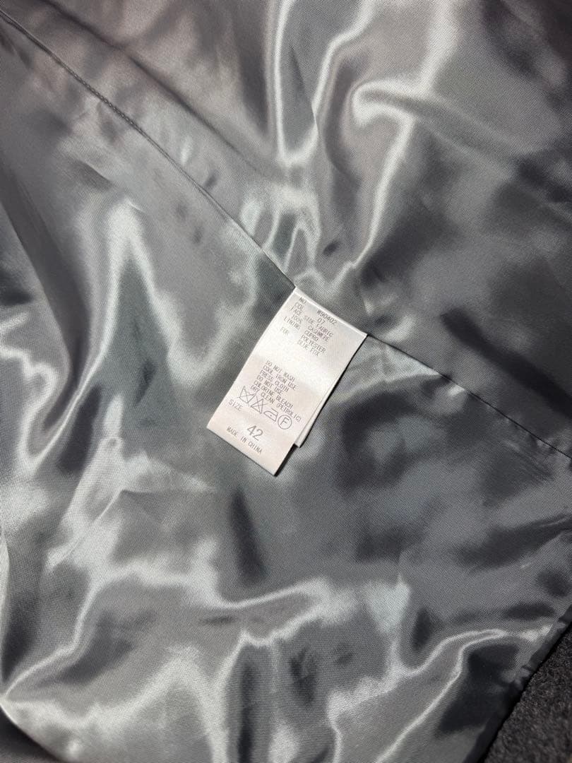 高級✨カシミヤ100% ファー付 ブラック ロングコート 大きめサイズ XL