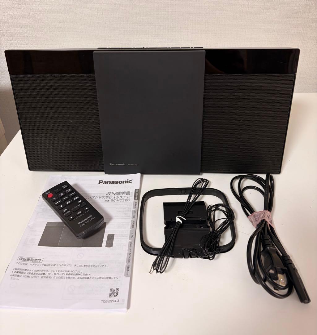 PanasonicコンパクトステレオSC-HC320/ブラックお値下げしました