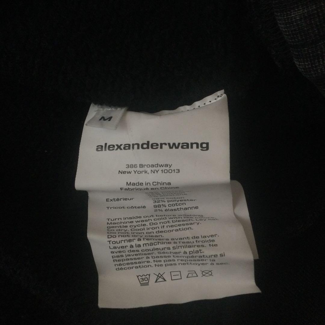 専用【正規品】alexanderwang 黒 ハイネック　スウェット