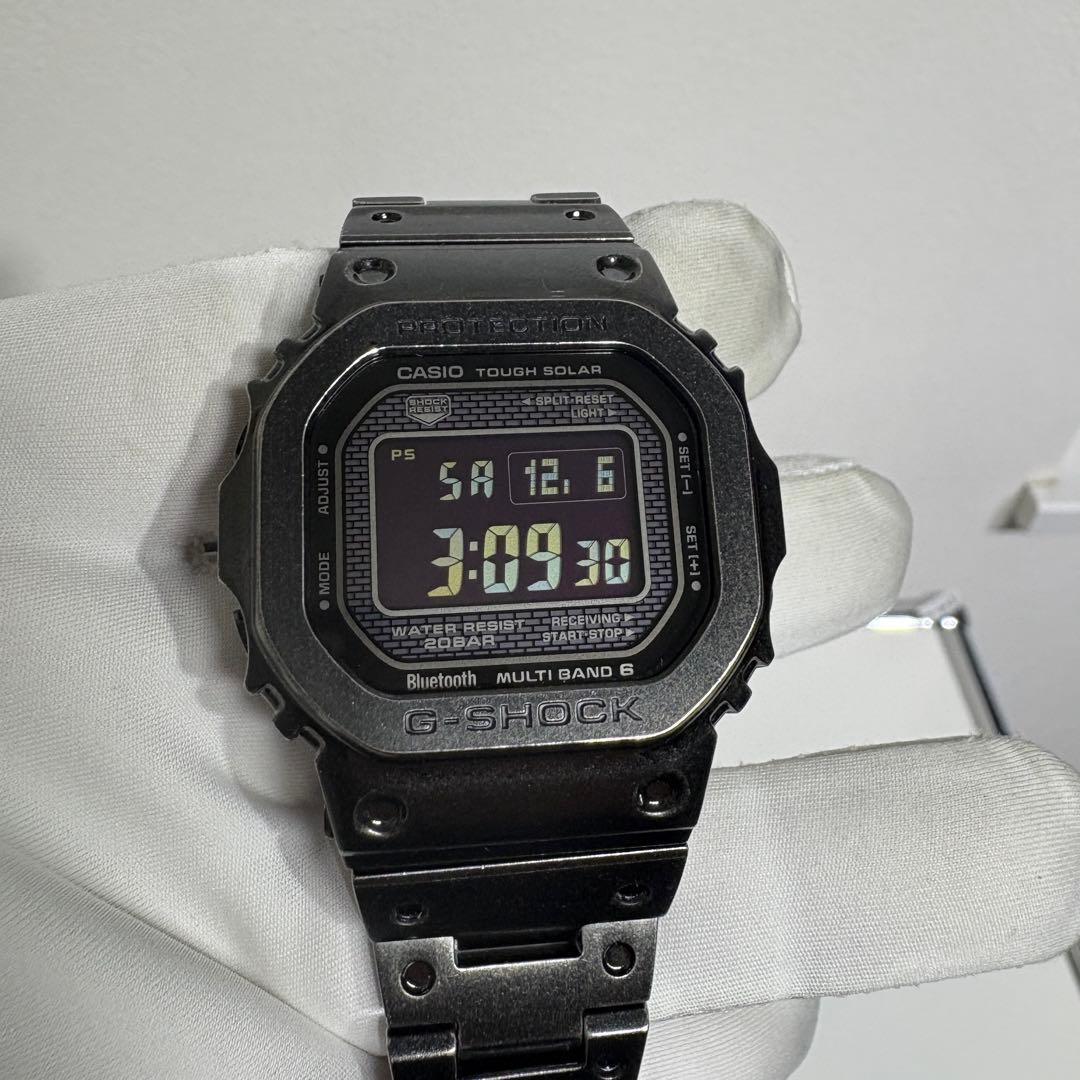 生産終了 G-SHOCK フルメタル エイジド加工 GMW-B5000V-1JR
